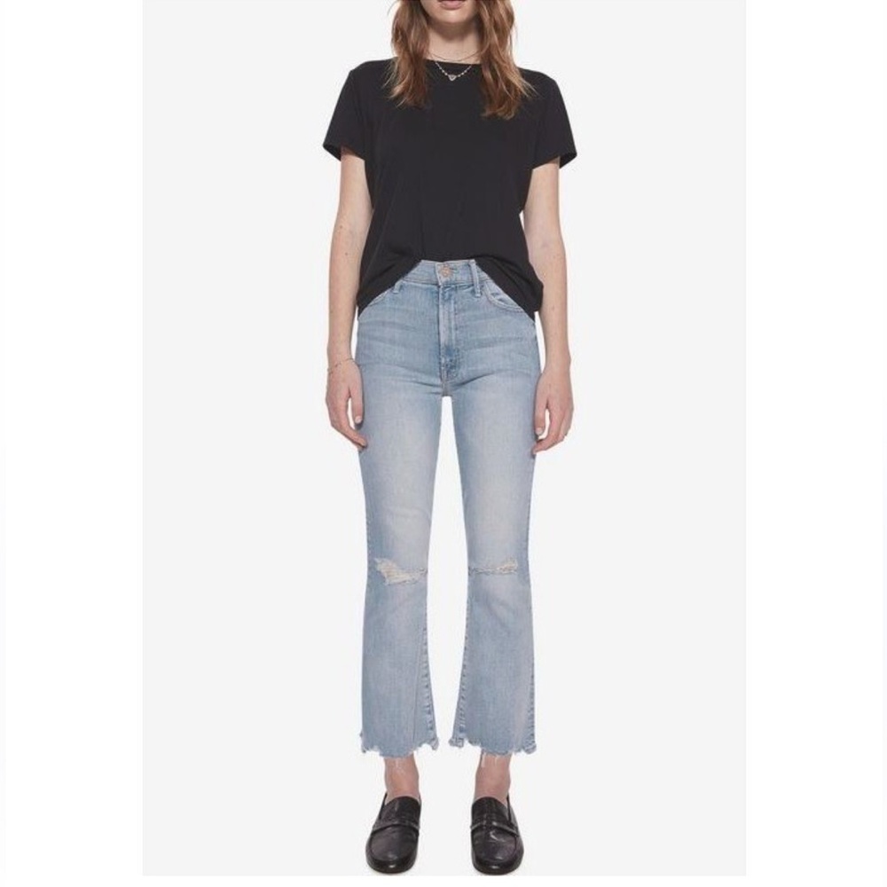 Mother The Hustler Ankle Chew light wash Size 28